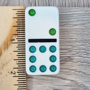 2:8 Replacement Dominoes Large Dot Shiny Color 2 X 1 X 5/8th